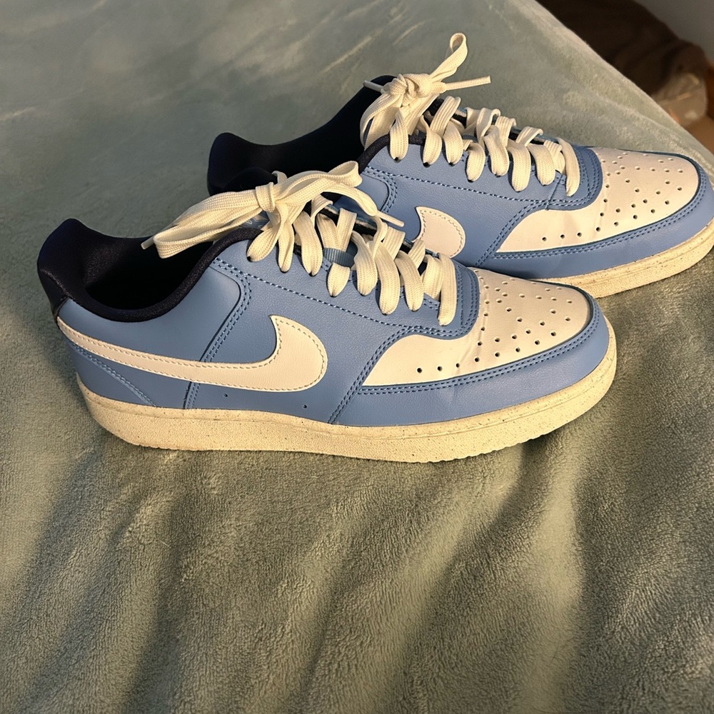 Nike Blue and White Athletic Shoes